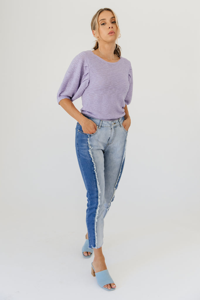 west coast two toned denim